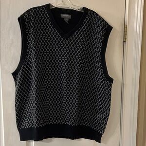 Saddlebred Black Sweater Vest